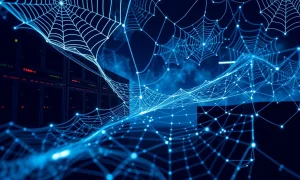 Scattered Spider cyberattack network security threat visualization