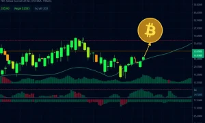 Scroll/Bitcoin technical analysis chart showing bullish momentum and trading signals