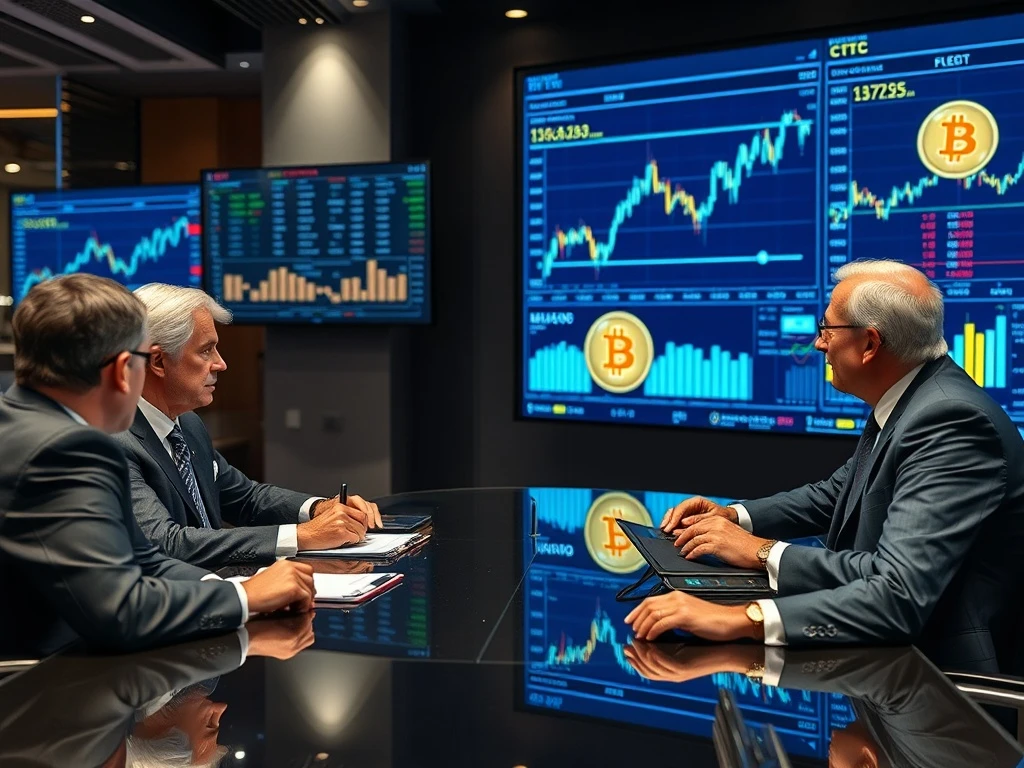SEC and CFTC officials announcing spot crypto market regulatory clarity with digital charts