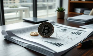 SEC approval document for crypto ETF with regulatory stamps and digital asset symbols