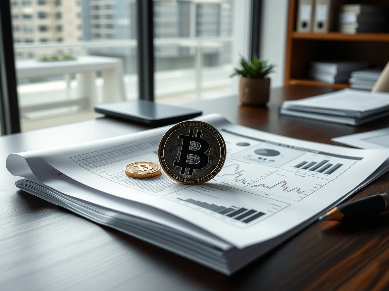 SEC approval document for crypto ETF with regulatory stamps and digital asset symbols