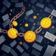 SEC regulatory risk in crypto illustrated through broken chains and scattered messages symbolizing trust erosion