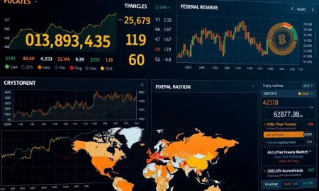 Market volatility analysis showing Federal Reserve impact on gold and cryptocurrency investments