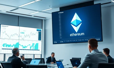 Corporate Ethereum holdings strategy showing institutional investment growth and staking rewards