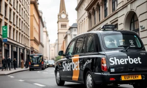 Sherbet electric London black cab leading sustainable urban transportation revolution
