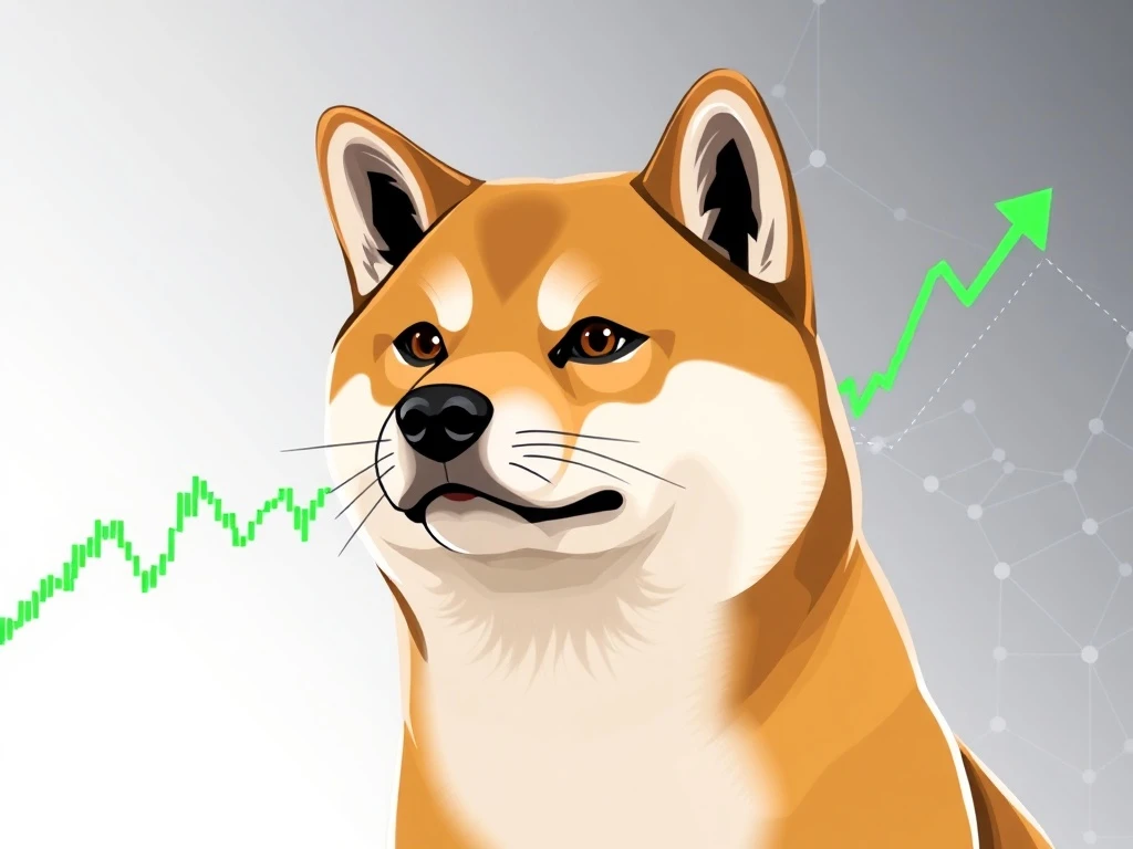 SHIB double bottom pattern analysis showing potential bullish breakout with cryptocurrency charts