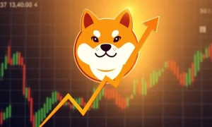 Shiba Inu double bottom pattern signaling potential cryptocurrency price breakout with bullish indicators