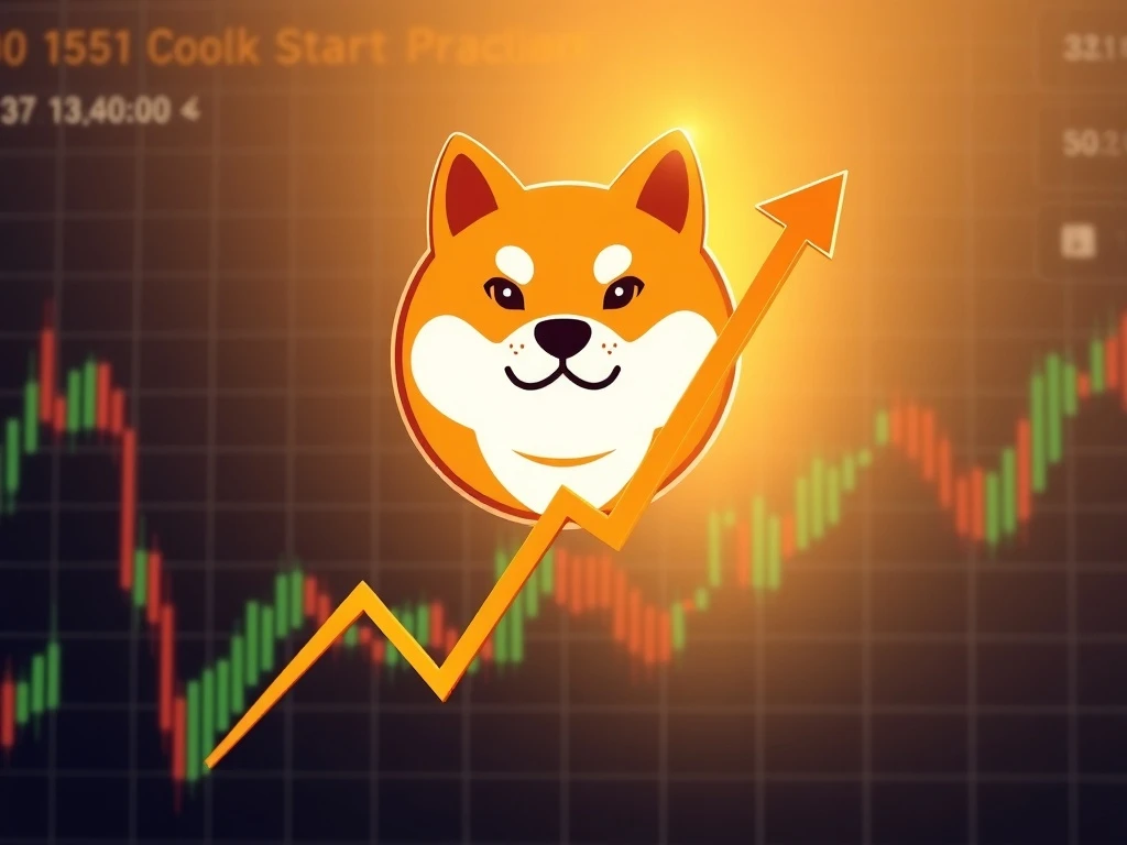 Shiba Inu double bottom pattern signaling potential cryptocurrency price breakout with bullish indicators