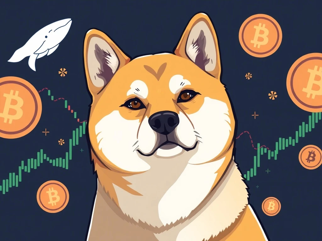 Shiba Inu price analysis showing whale movements versus declining burn rates