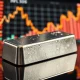 Silver bar as powerful inflation hedge with rising market value charts