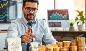 Expert analyzing superior silver investment opportunities compared to gold bullion