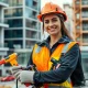 Tania-Joy Bartlett demonstrating skilled trades expertise as a Master Electrician