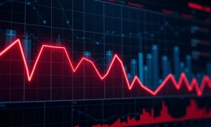SLP token price chart showing dramatic decline amid cryptocurrency market volatility