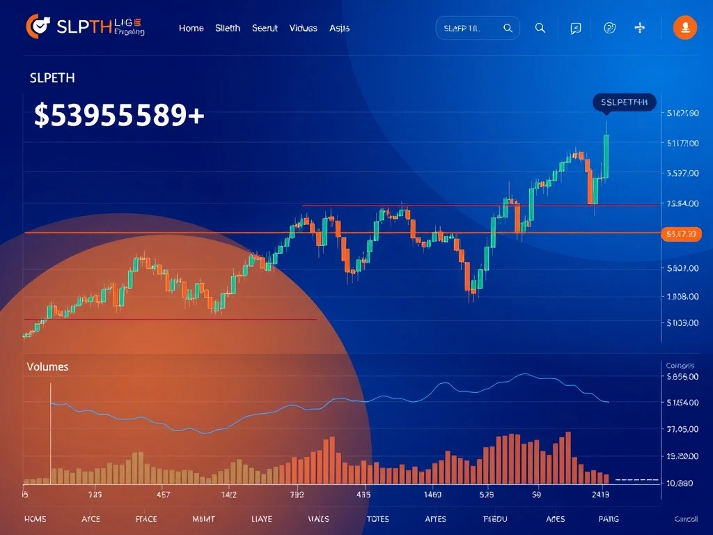 SLPETH trading chart showing consolidation patterns and breakout opportunities with technical indicators