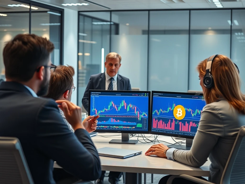 Small business team implementing strategic Bitcoin allocation for treasury resilience and growth