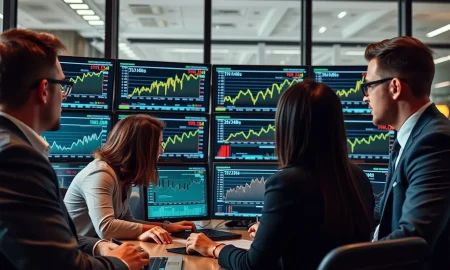 Smart investors analyzing emerging market trends and investment opportunities for maximum returns