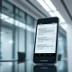 SMS marketing success showing business text messages on smartphone screen