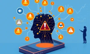 Business analysis of social media addictive algorithms showing psychological impact and ethical solutions