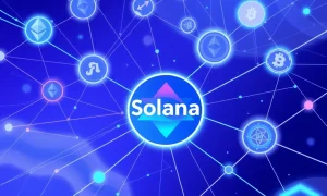 Interconnected blockchain networks showcasing Solana ecosystem cross-chain synergy and emerging opportunities