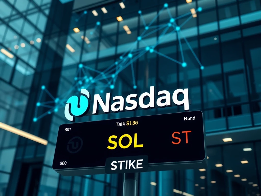 Nasdaq listing enables regulated Solana institutional access for blockchain infrastructure investment