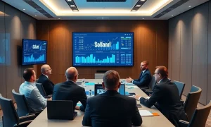 Strategic Solana institutional adoption analysis showing corporate investment trends and blockchain integration