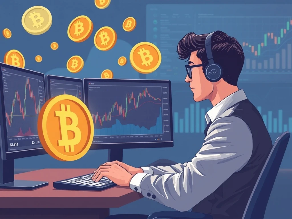 Successful Solana investor analyzing Little Pepe cryptocurrency charts and market data