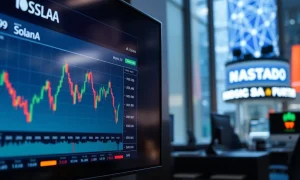 Solana news coverage showing Nasdaq listing and blockchain institutional adoption milestones