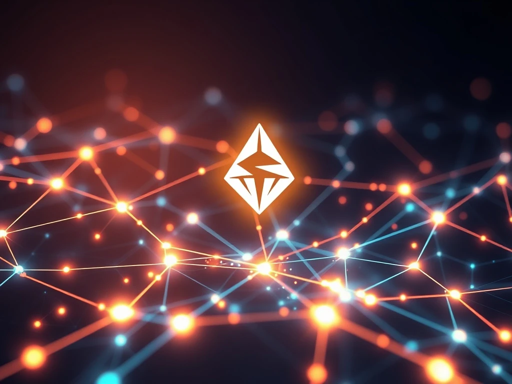 Solana news featuring blockchain network with lightning-fast transaction processing and cryptocurrency market data