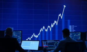 Solana price chart showing upward trajectory with institutional investment analysis