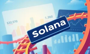 Solana price volatility analysis through behavioral economics lens showing market trends