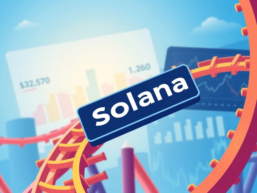 Solana price volatility analysis through behavioral economics lens showing market trends