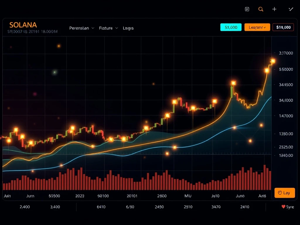 Solana recovery chart showing bullish ascending triangle pattern and key resistance levels for cryptocurrency investors