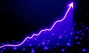 Solana blockchain network analysis showing price growth versus declining transaction activity