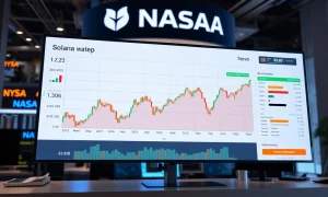 Solana treasury company achieving Nasdaq listing milestone with institutional investment growth