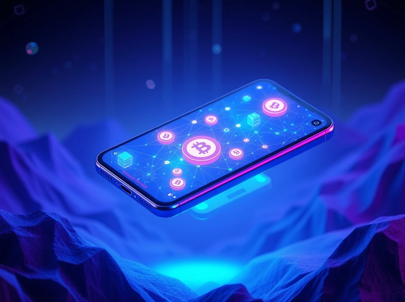 Solana Web3 hardware revolution showing blockchain-integrated smartphone and gaming console