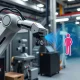 Sonair 3D ultrasonic sensor detecting objects in robotic workspace for safety