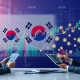 South Korean investors analyzing crypto-linked stocks market trends and investment data