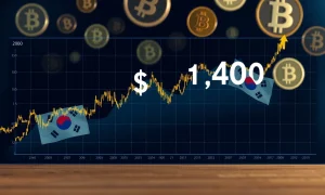 South Korean won weakens against US dollar affecting cryptocurrency market trends