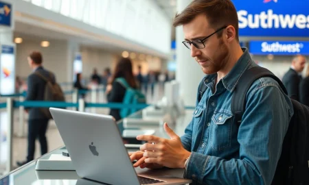 Southwest Airlines travel restrictions causing passenger frustration at airport check-in