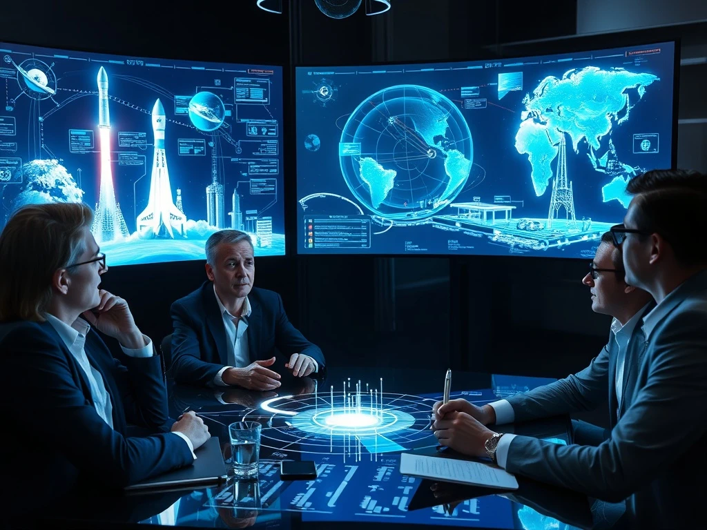 Space investing professionals analyzing orbital technology and startup growth opportunities