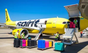 Spirit Airlines baggage policy comparison with Southwest Airlines showing competitive advantages