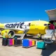 Spirit Airlines baggage policy comparison with Southwest Airlines showing competitive advantages