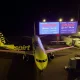 Spirit Airlines bankruptcy flight cancellations at major airport terminal