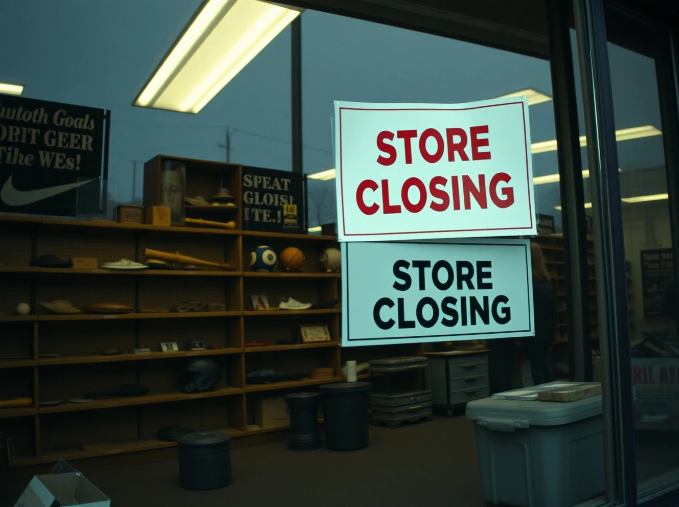 Historic sporting goods retailer closing after more than a century in business with empty storefront