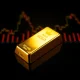 Spot gold bullion bar reaching new record high price of $3630 per ounce