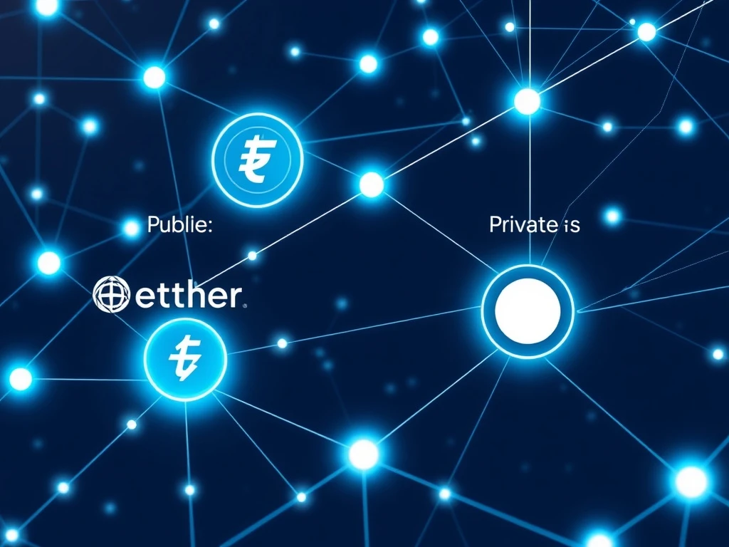 Stablecoin chains connecting corporate and public blockchain networks with regulatory compliance