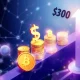 Stablecoin market cap reaching $300 billion milestone with digital currency growth visualization