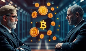Regulatory battle over stablecoin rewards between traditional finance and blockchain innovation