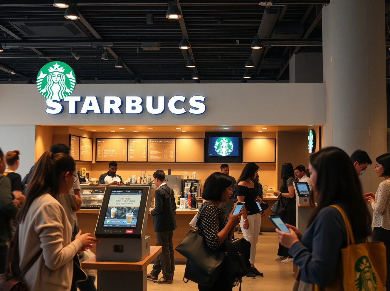 Starbucks implementing strategy to reverse customer behavior shift with digital innovation