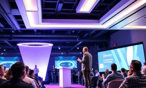 Chris Britt speaking at StockPil Disrupt 2025 about building resilient companies